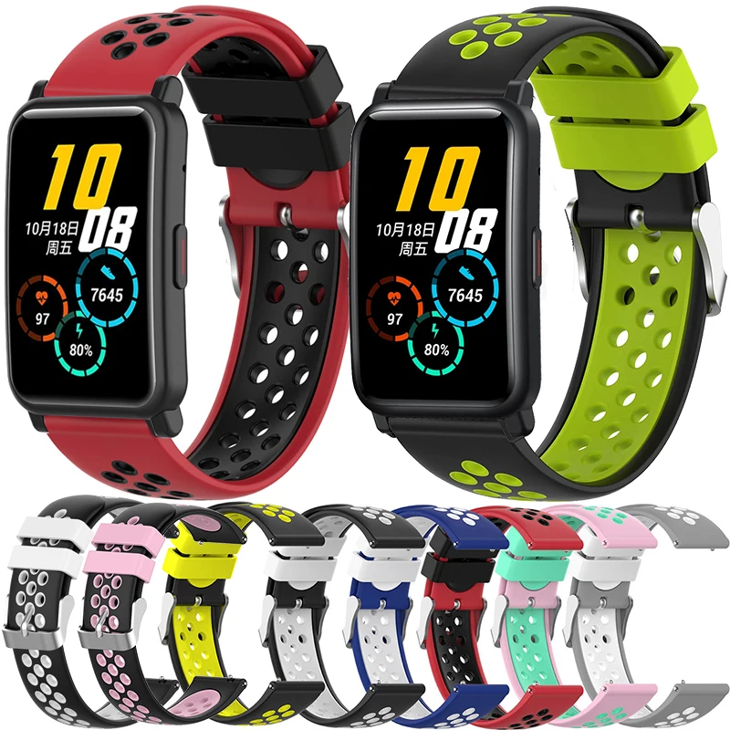 

Модный спортивный ремешок для Huawei Honor Watch ES, Сменный ремень, браслет, ремешок для часов 20 мм, ремешок для часов, аксессуары