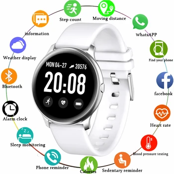 

Men Smart Watch Women OLED Screen Heart Rate Monitor Blood Pressure Fitness tracker Sport Watch Smart bracelet For Android IOS