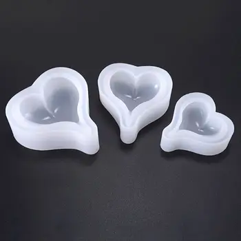 

DIY Crystal Epoxy Mold Heart Shape Multi-spec Digital Game Silicone Mould