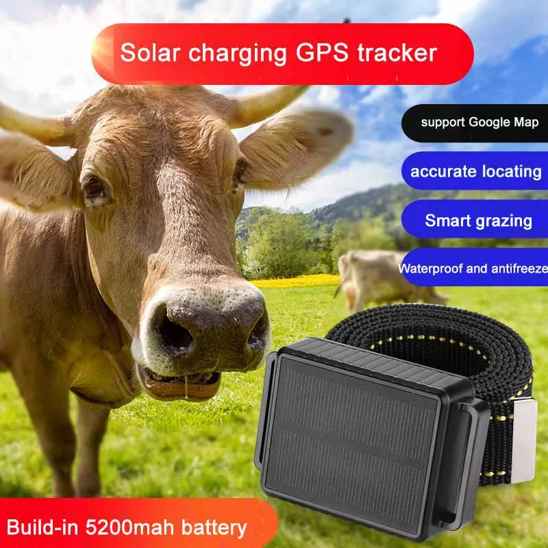 Водонепроницаемый IP66 мини солнечный gps Корова Крупный рогатый скот Животное