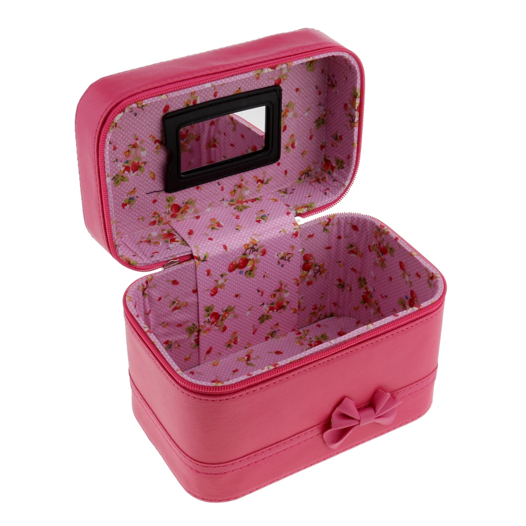 Portable Handbag Zipper Makeup Cosmetic Organizer Storage Case Box Travel Portable Handbag Zipper Makeup Cosmetic Organizer Storage Case Box Travel