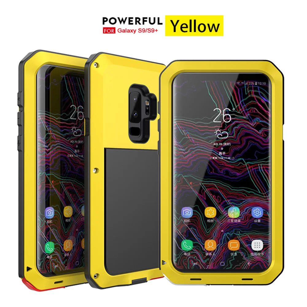 Защитный металлический чехол для samsung Galaxy S8, S9, S10, Note 10 Plus, чехол, сверхпрочная защита, противоударный чехол для samsung Note 8, 9, Coque