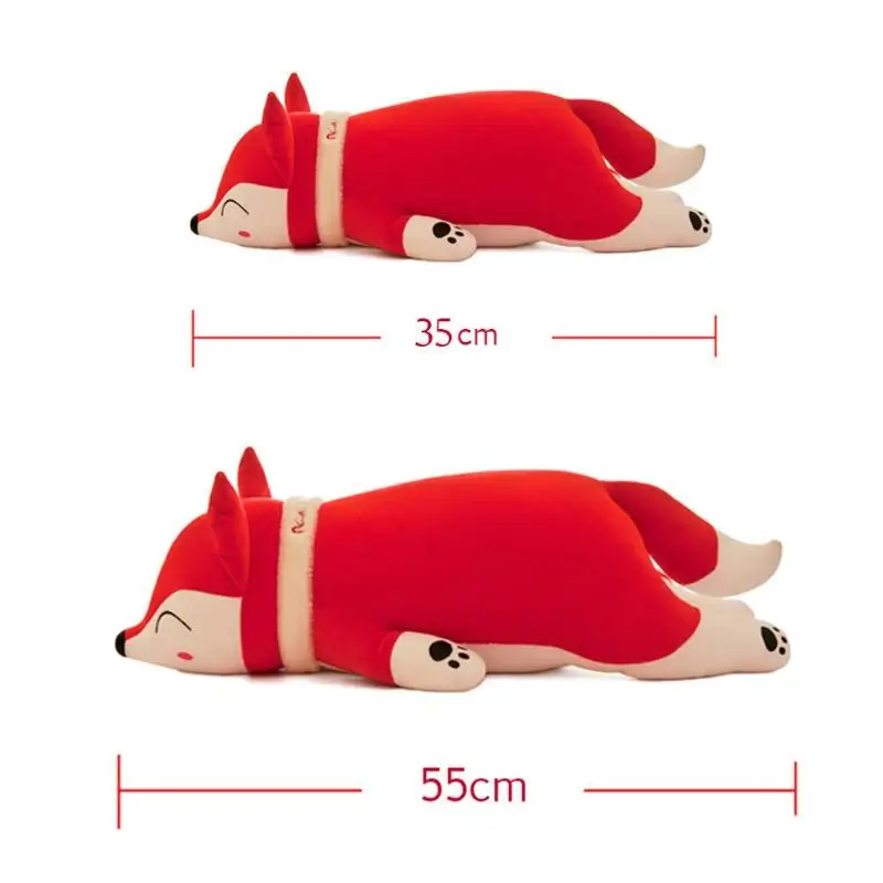 35/50 см милые куклы Набивные плюшевые игрушки, игрушки для девочек и для мальчиков, плюшевые игрушки, подушка с рисунком лисы мягкие Животные мягкая игрушка, кукла, подарок