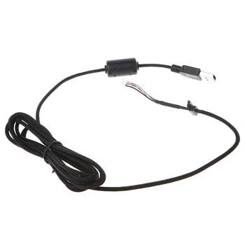 

2m Durable Nylon Braided Line USB Mouse Cable Cable For Logitech G9 G9X N0HC