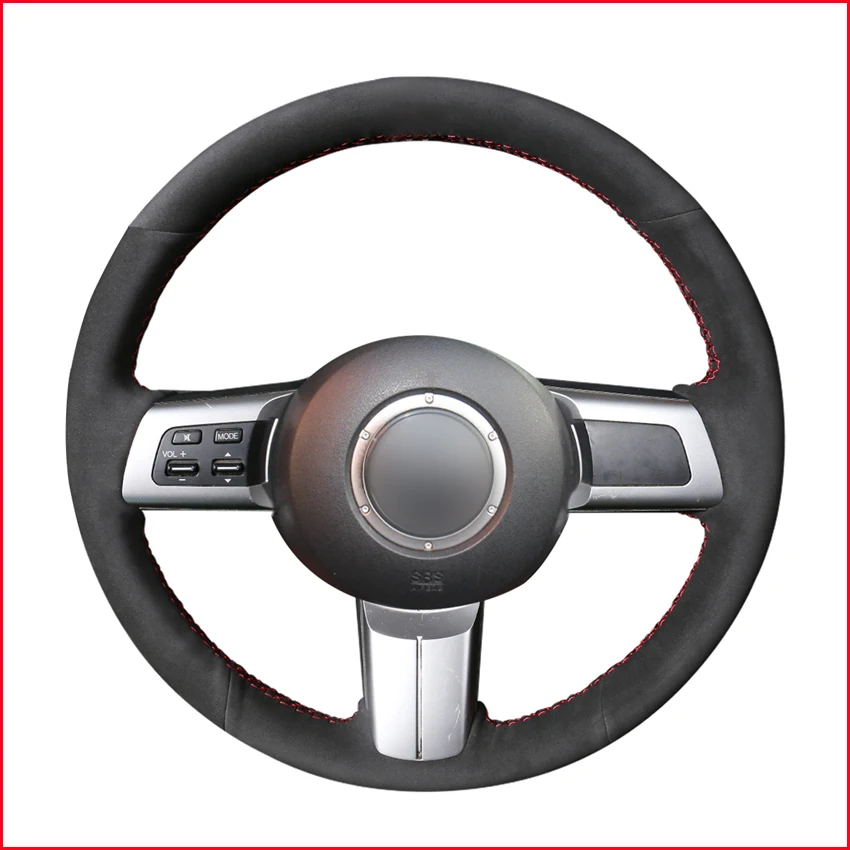 Черная замшевая искусственная кожа для Mazda Φ Miata 2009 2013 2013|Чехлы на руль| |
