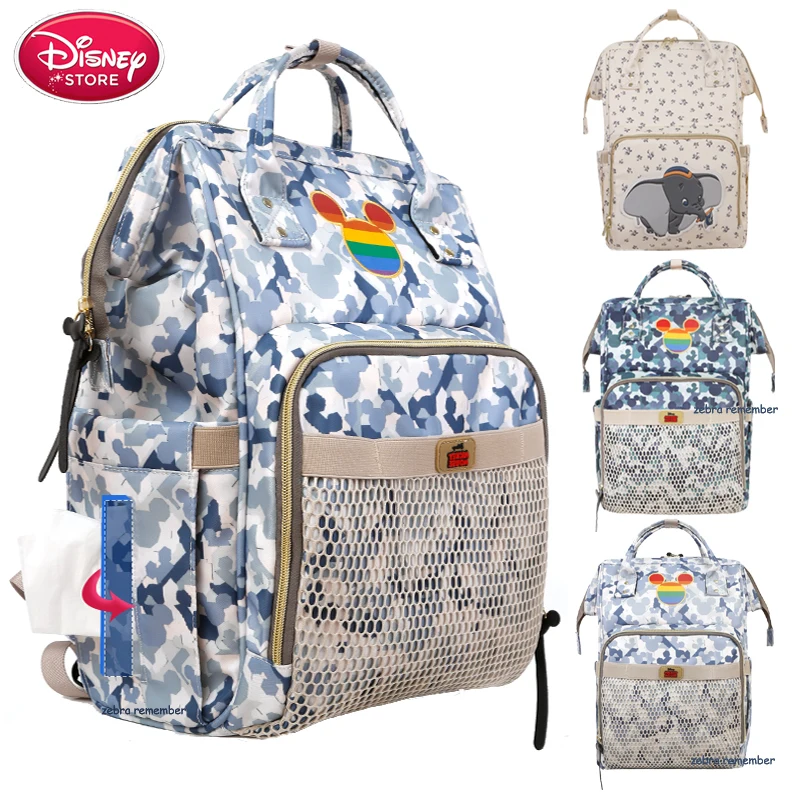 2019 Новый Disney пеленки Мумия спальный мешок с Микки и Минни Рюкзак для мам
