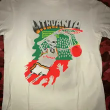 Футболка Grateful Dead, футболка 1992, литовский баскетбол, винтажный S-3XL, новинка