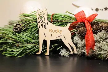 

Cane Corso Wooden Ornament,Wood-cut Dog,Christmas Tree Personalized Cane Corso ornament,Italian Corso,Dog Gifts,memorial Italian Mastiff