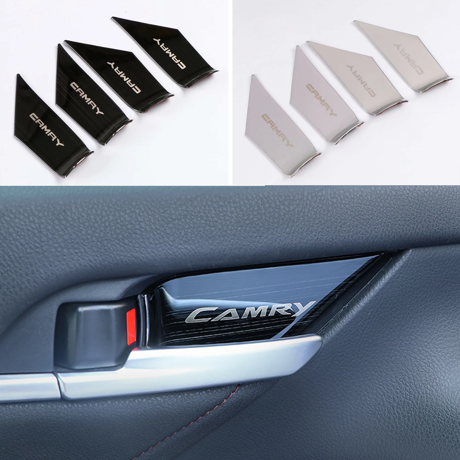 Внутренняя дверная чаша из нержавеющей стали для Toyota Camry 8th аксессуары