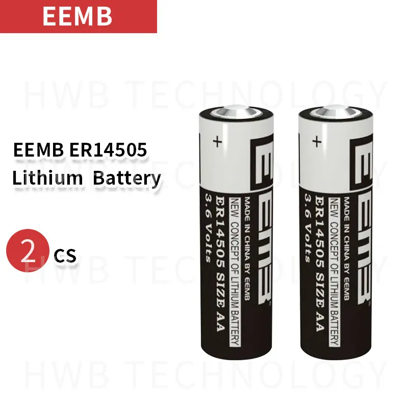 2 шт./лот EEMB ER14505 AA 3,6 В 2400 мАч литиевая батарея абсолютно, катающийся стержень литиевая батарея инструмент ПЛК батарея