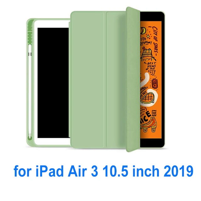 Чехол для iPad Air 3, 10,5,, iPad Pro, 11 дюймов, чехол с карандашом, Магнитный чехол для планшета, для iPad Pro 10,5 для сна - Цвет: Air 3 10.5 inch 2019