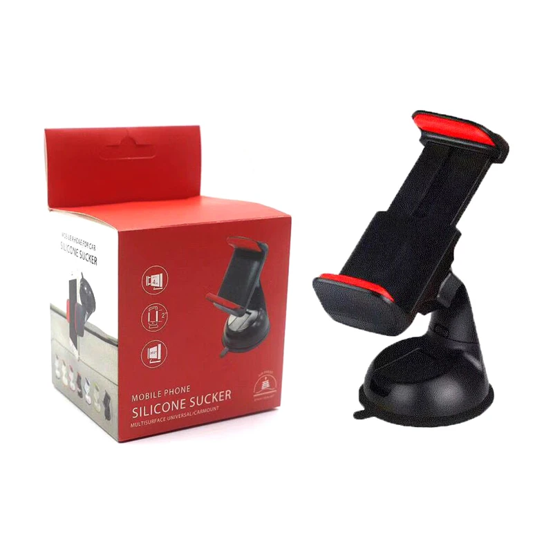 Universal Suction Phone Holder Spring Loaded Phone Holder 360 Angle ...