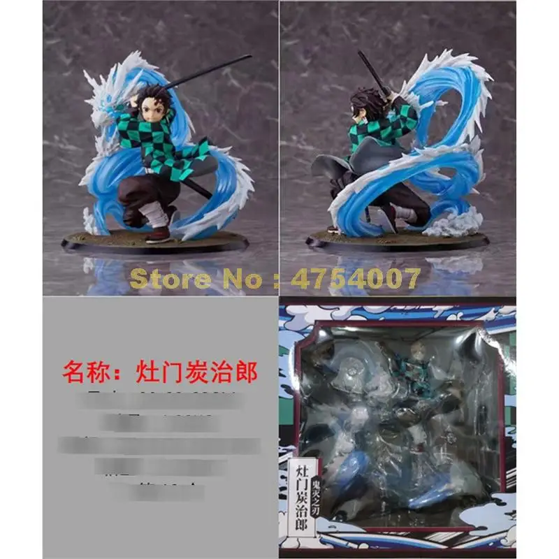 Аниме one piece kamado tanjirou 1/8 масштаб совместный подвижный фигурка коллекция модель 24 см игрушка