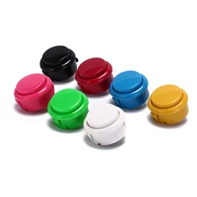 10 шт., кнопки для аркадных игр Sanwa, запасные части для игр 7 цветов, аксессуары 10 шт., кнопки для аркадных игр Sanwa, запасные части для игр 7 цветов, аксессуары