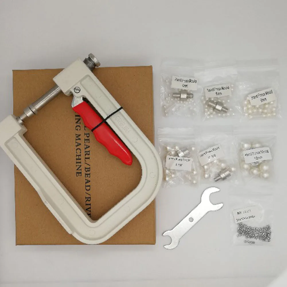

Manual Accurate Positioning Clothes Decoration DIY Repair Practical Pearl Fixing Machine High Efficiency Firm Labor Saving