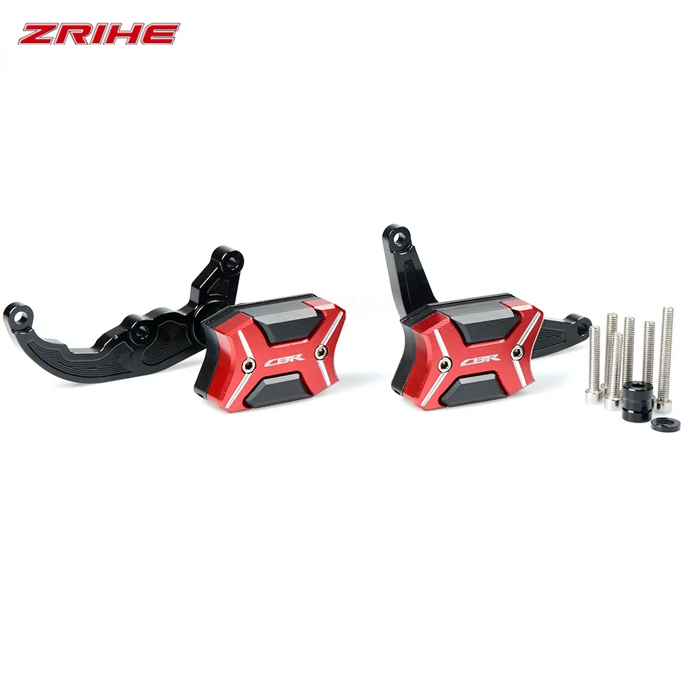 

With CBR logo Motorcycle cnc aluminum frame Crash Pads Engine Case Sliders Protector For Honda CBR600RR 2007-2008