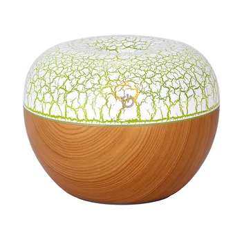 

Wood Grain Ultrasonic Humidifier Cooling Air Mist Maker USB Essential Oil Diffuser with LED Lamp Humidificador Fog Home Office