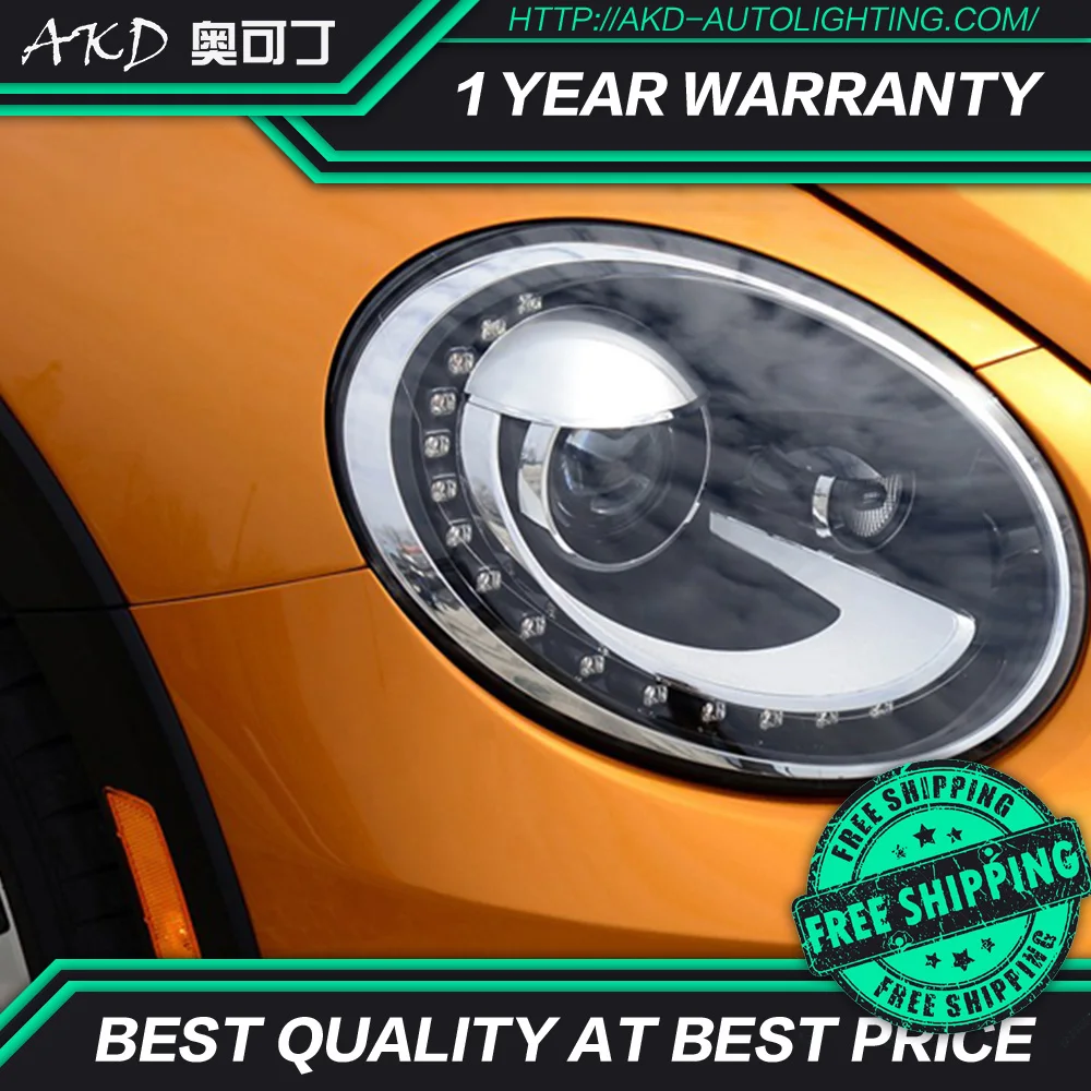 AKD тюнинг автомобильных фар для VW Beetle светодиодные фары DRL ходовые огни Bi Xenon Beam
