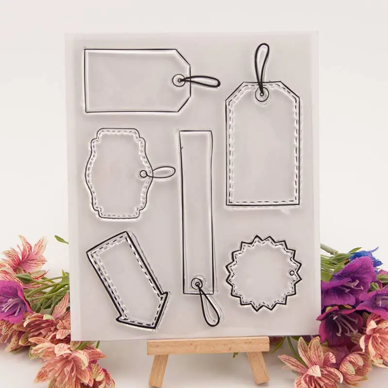 

Personality labels Transparent Clear Silicone Stamps for DIY Scrapbooking Photo Album Decoration