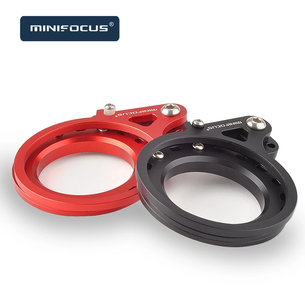 Mergulho Filtro Anel para Underwater Flip Adaptador M52 Thread Red Swing Macro Wet Lens Mount Clamp Caixas Impermeáveis 52 Milímetros a 67 Milímetros