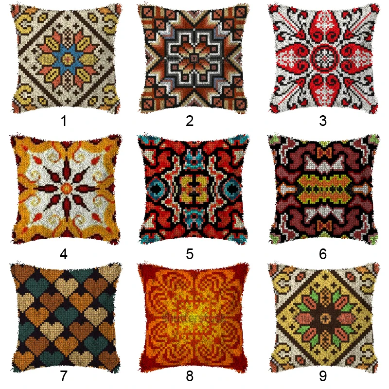 ^*Best Offers Latch Hook Cushion Pattern Pillow Cushion Cover Case Crochet Art & Crafts AcrylicEmbroidery Sofa Bed Home Decor Cartoon ^*Best Offers Latch Hook Cushion Pattern Pillow Cushion Cover Case Crochet Art & Crafts AcrylicEmbroidery Sofa Bed Home Decor Cartoon
