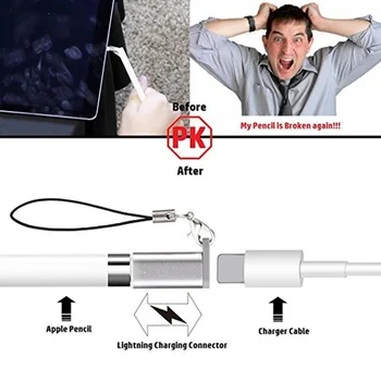 

Touch Pencil Charging Adapters Female to Female Chargers Connectors Household Computer Safety Parts for Apple Pen