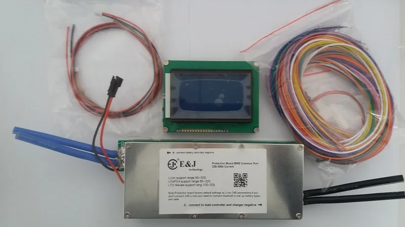 300A Bluetooth Батарея BMS с ЖК-дисплеем 8 S-32 S LiFePo4/7 S-32 S li-ion/10 S-32 S LTO литиевый титанатовый