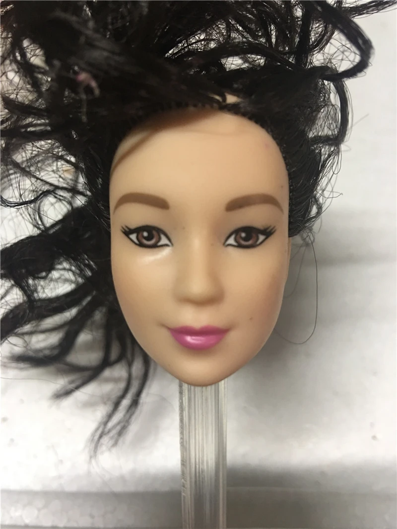 Rare Limited Collection Doll Heads Princess BABI Doll Head Girl DIY Dressing Hair Toys Favorite Quality Princess Doll Head Toy - Цвет: 14