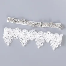 Свадебные женские вечерние подвязки, украшенные бисером, подарок, сексуальный женский пояс, европейский стиль, вышивка на ногу, цветок