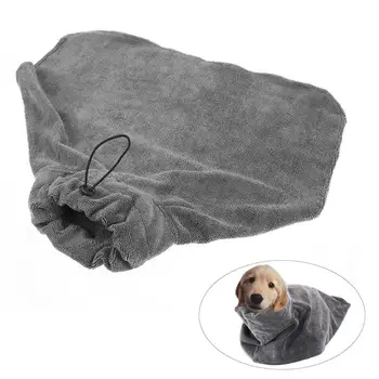 

Pets Bath Robe Super Absorbant Dog Bathrobe Quick Drying Pet Bath Towel for Puppy Cat Bathing