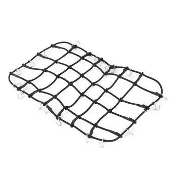

1/10 1/8 RC Crawler Car Roof Rack Cargo Elastic Luggage Net with Hooks for D90 SCX10 90046 TRX-4 KM2 Truck Part