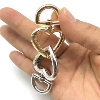 

3pcs 2020 popular heart-shaped key chain DIY hand-made connection buckle