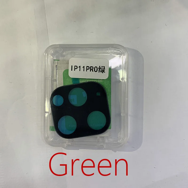 100 шт Защитная пленка для объектива камеры из закаленного стекла для iPhone 11 pro 11 pro max с полным покрытием из титанового сплава, DHL