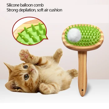 

Dog Supplies Pet Combs Silicone Bath Brush Massage Comb Air Combs Dog Beauty Combs Pet Supplies Long Hair Dog Brushes For Dogs