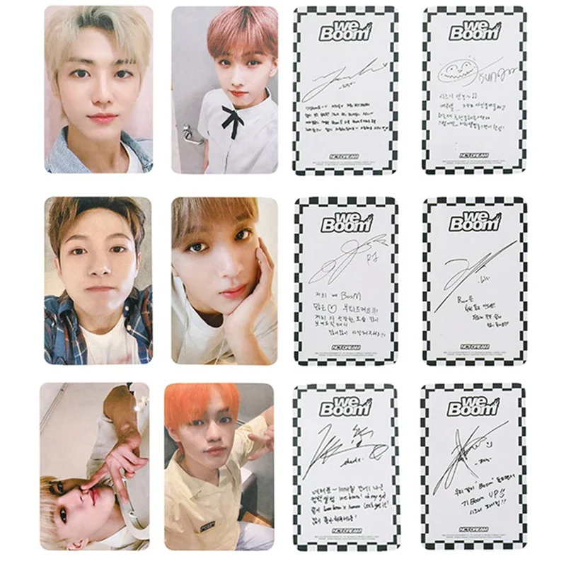 6 шт./партия Youpop KPOP NCT DREAM We Boom альбом фото карта хип-хоп самодельные бумажные карты автограф Фотокарта для коллекции фанатов