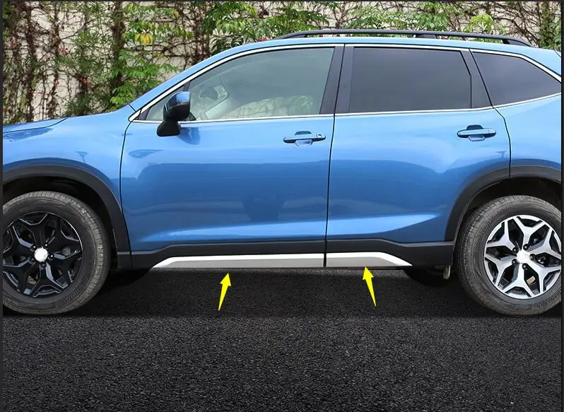 Подходит для subaru 19 forester Body Decoration Strip из нержавеющей стали для двери анти-столкновения полосы яркие брюки для женщин аксессуары