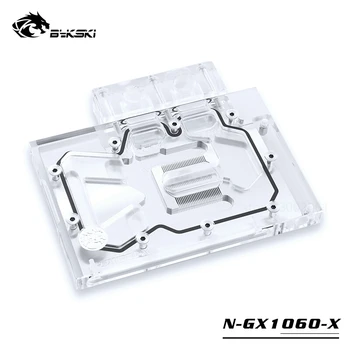 

BYKSKI Gpu Water Block Use for NVIDIA Reference Edition GTX1060 / EVGA 1060 GAMING 6G-(06G-P4-6161) /Full Cover GPU Copper Block