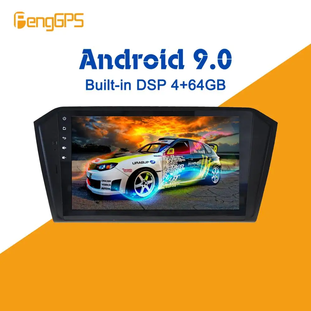 

Android 9.0 4+64GB DVD player Built-in DSP Car multimedia Radio For VW B8 PASSAT 2015+ GPS Navigation Stereo Audio