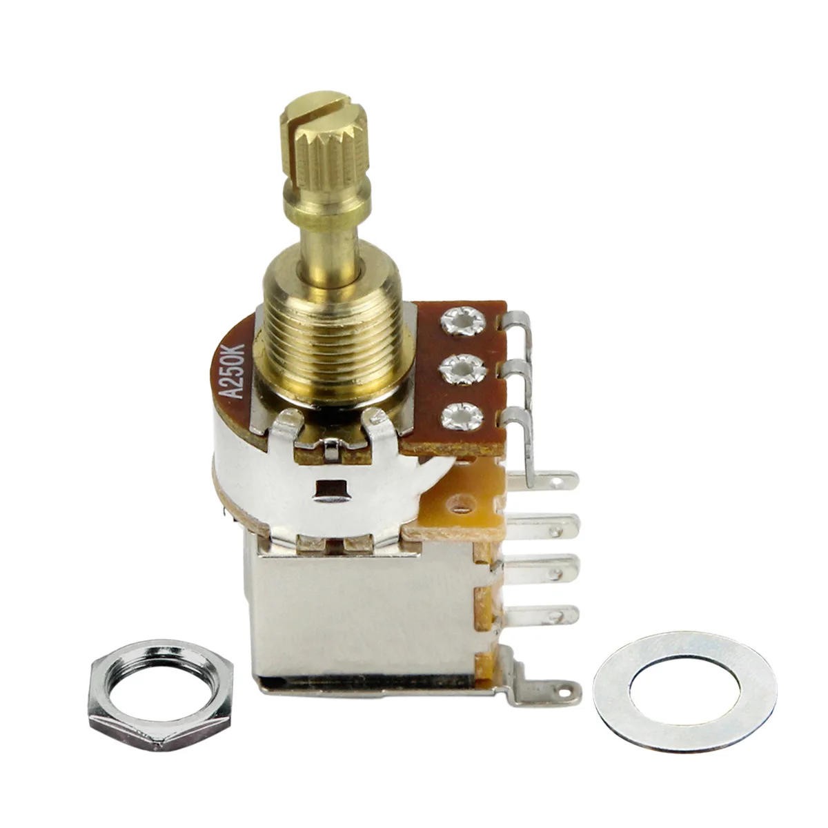 Description Picture 6 of itemFLEOR 1pc Short Shaft Push Push Potentiometer Electric Guitar Pot 500K / 250K Choose for Guitar Bass Parts