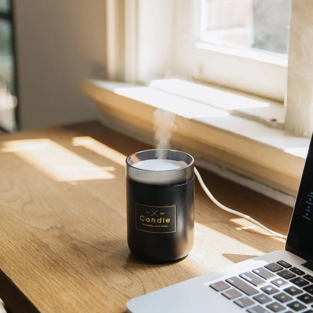 

3life USB humidifier desktop Mini Candle Lamp