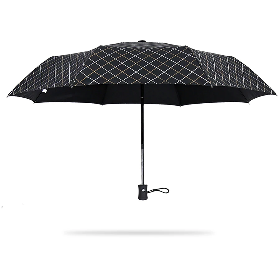 Meteor Automatic Man Women Windproof Rain Umbrellas 3 Folding Travel Fashion Business Sunscreen Parasol Paraguas Female Umbrella