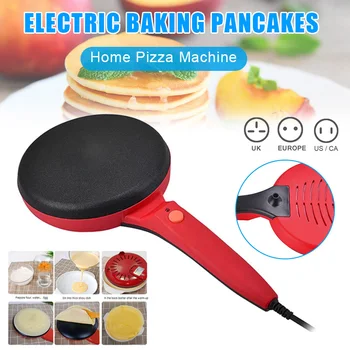 

Electric Crepe Maker Baking Pizza Machine Portable Pancakes Pan Non-stick for Home Kitchen LXY9