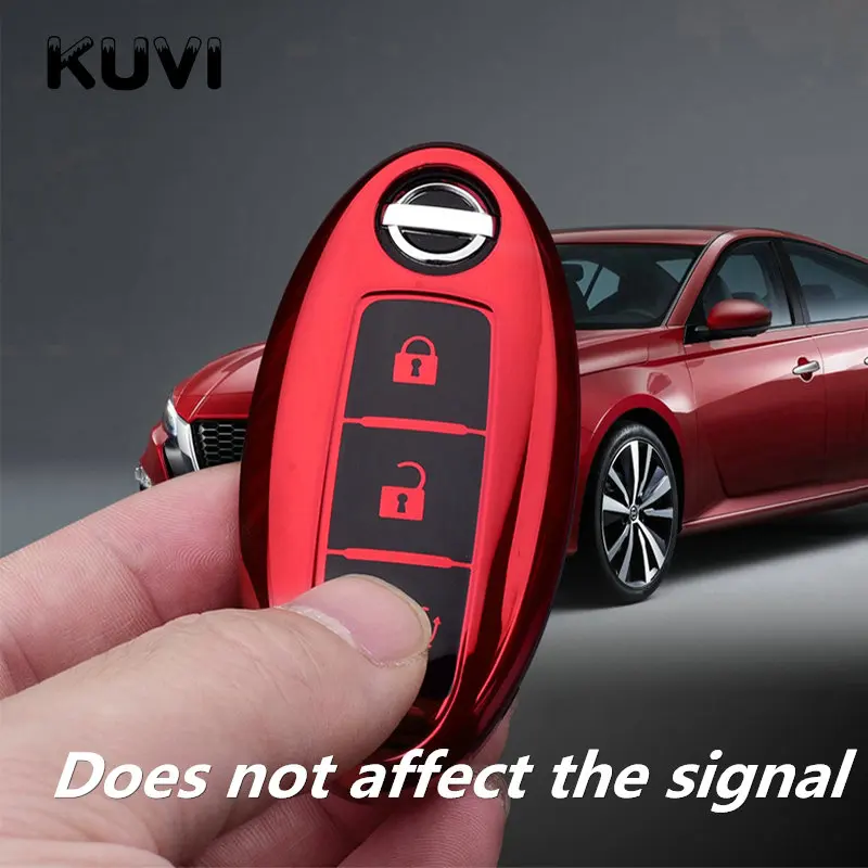 Car Remote Key Case Cover Shell Nissan Qashqai X-trail T32 T31 Juke J10 J11 Kicks Tiida Pathfinder Note Soft Tpu For Infiniti - - Racext™️ - - Racext 21