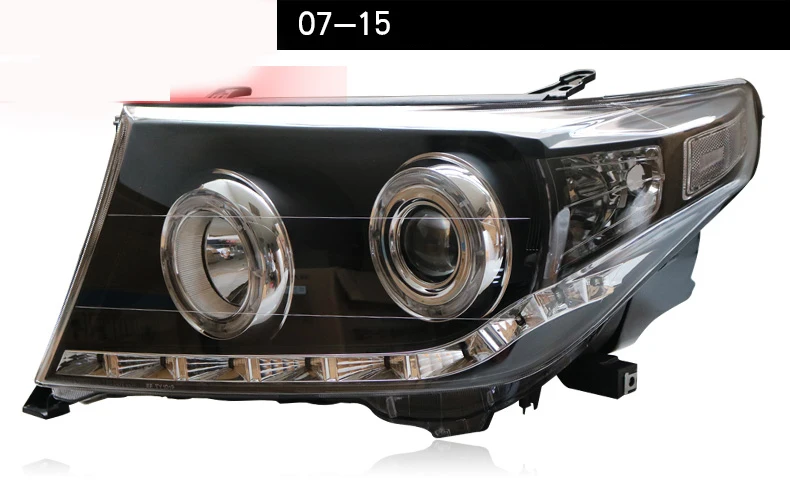 Автомобильный Стайлинг светодиодный чехол для фар Toyota land cruiser фары 2009-2013 land cruiser фары двойной ксеноновые линзы
