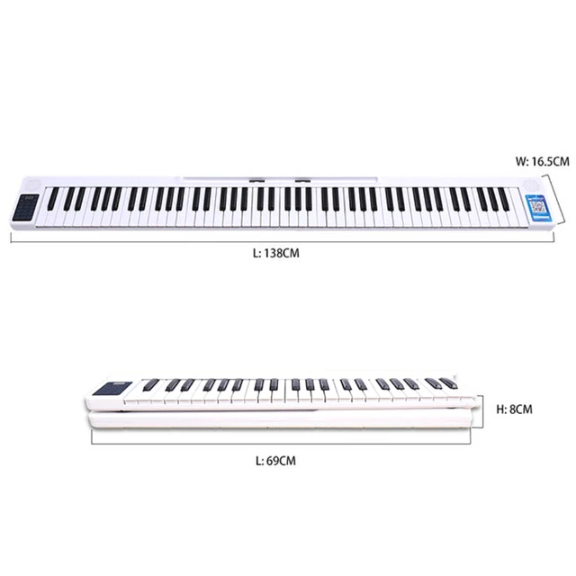 BX-20 Folding piano factory supply wholesale price digital keyboard carry  on piano support midi - AliExpress