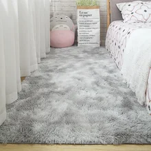 3 Color 50x160cm Super Soft Carpet Gradient Color Fluffy Carpet For Living Room Bedroom Anti-slip Floor Mats Large Size Rugs