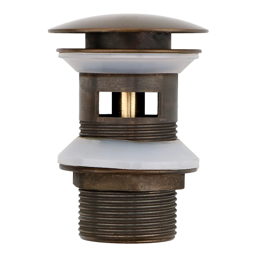 

Slotted Washbasin Sink Plug Vanity Sink Waste Drainer Stainless Steel Tap Drain Push Button Basin Sink Drain Stopper