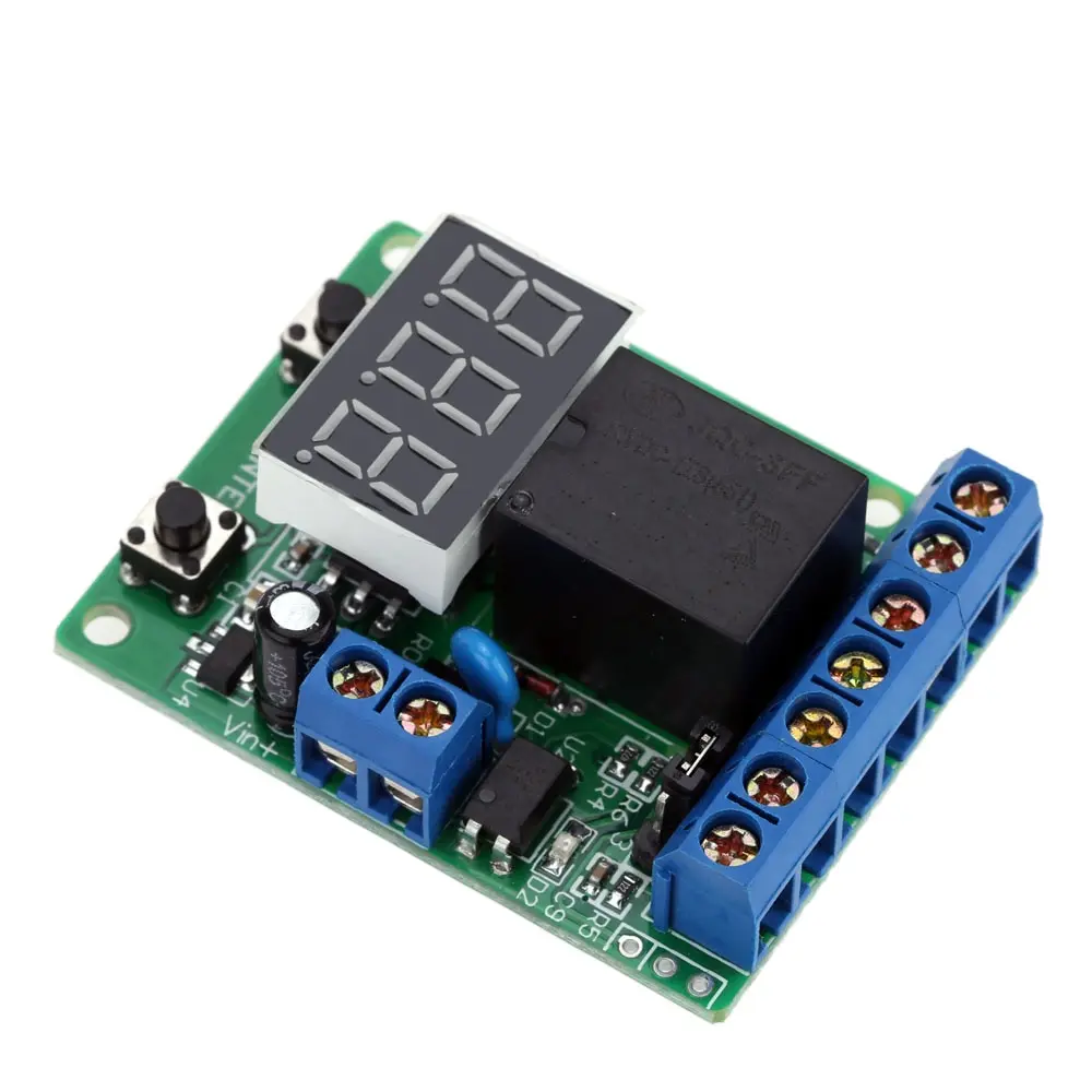 DC 12V релейный модуль обнаружения напряжения зарядки монитор выгрузки тест