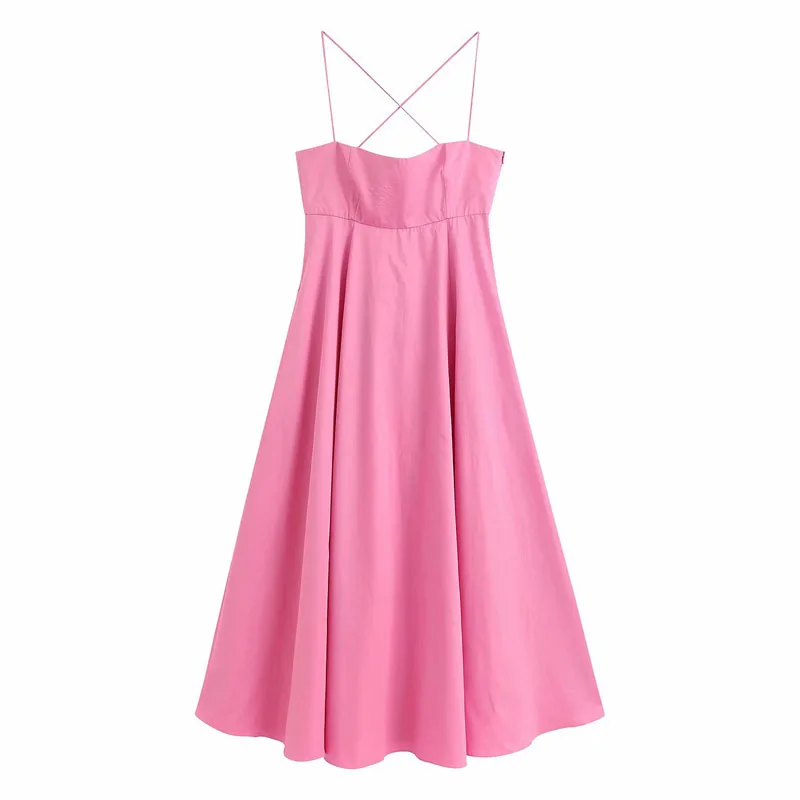 open lace back dress Pants Dress By Zara In Pink, Size: S – Clothes Mentor Minnetonka, MN #101 main image 1