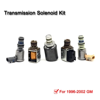 

5Pcs Transmission Solenoid Set 4L60E 4L65E For 1996-2002 GM
